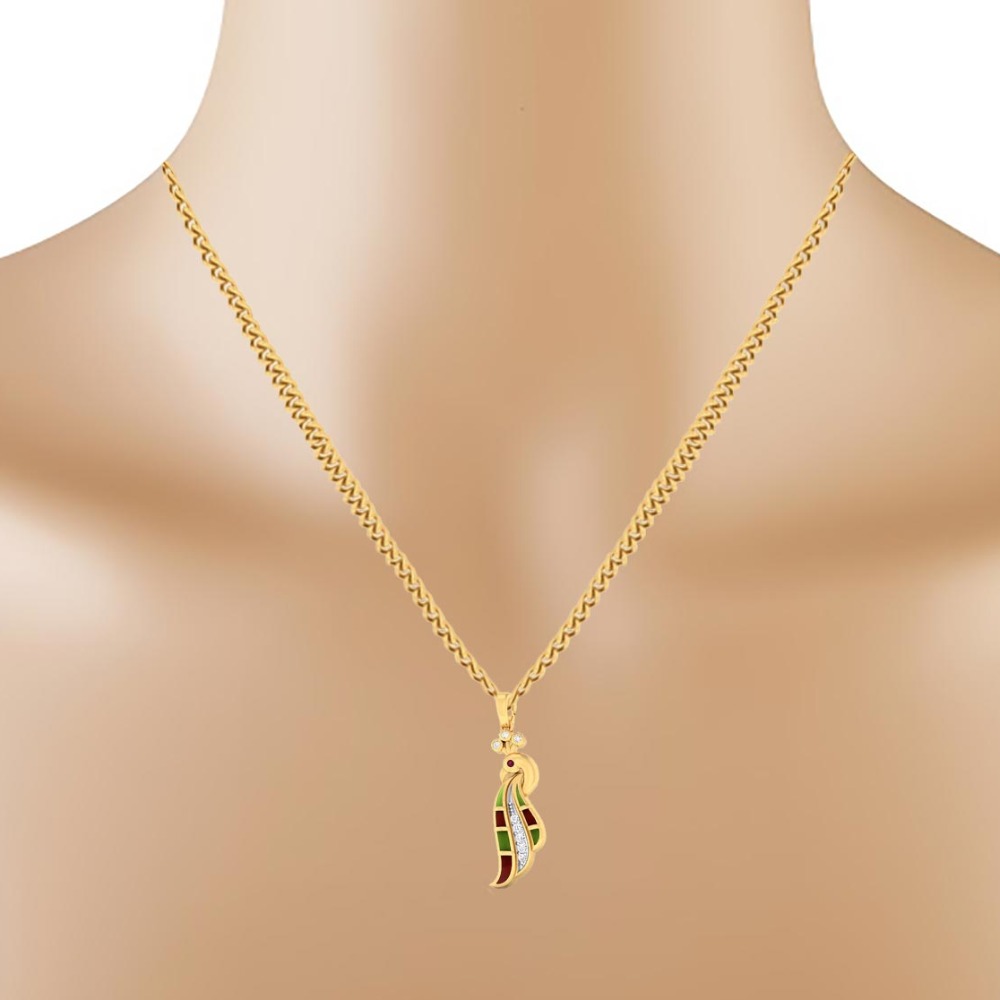 peacock pendant - Image 2