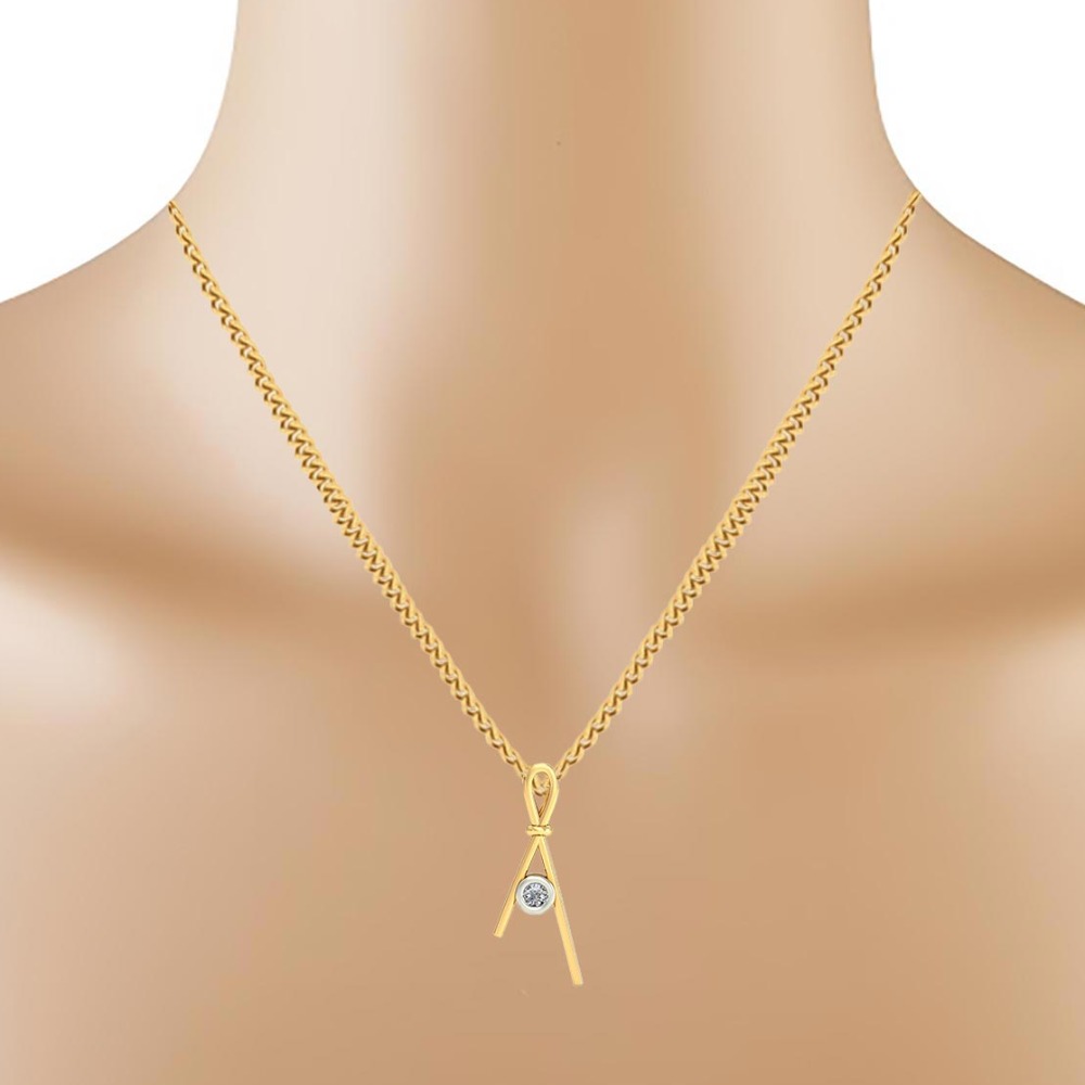 knot with diamond pendant - Image 2