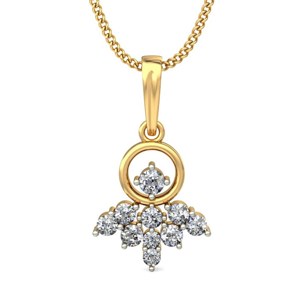 charming diamond pendant