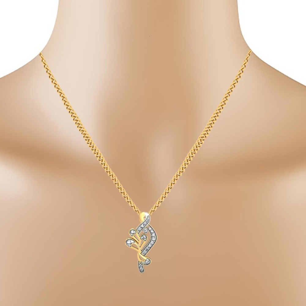 elegant diamond pendant - Image 2