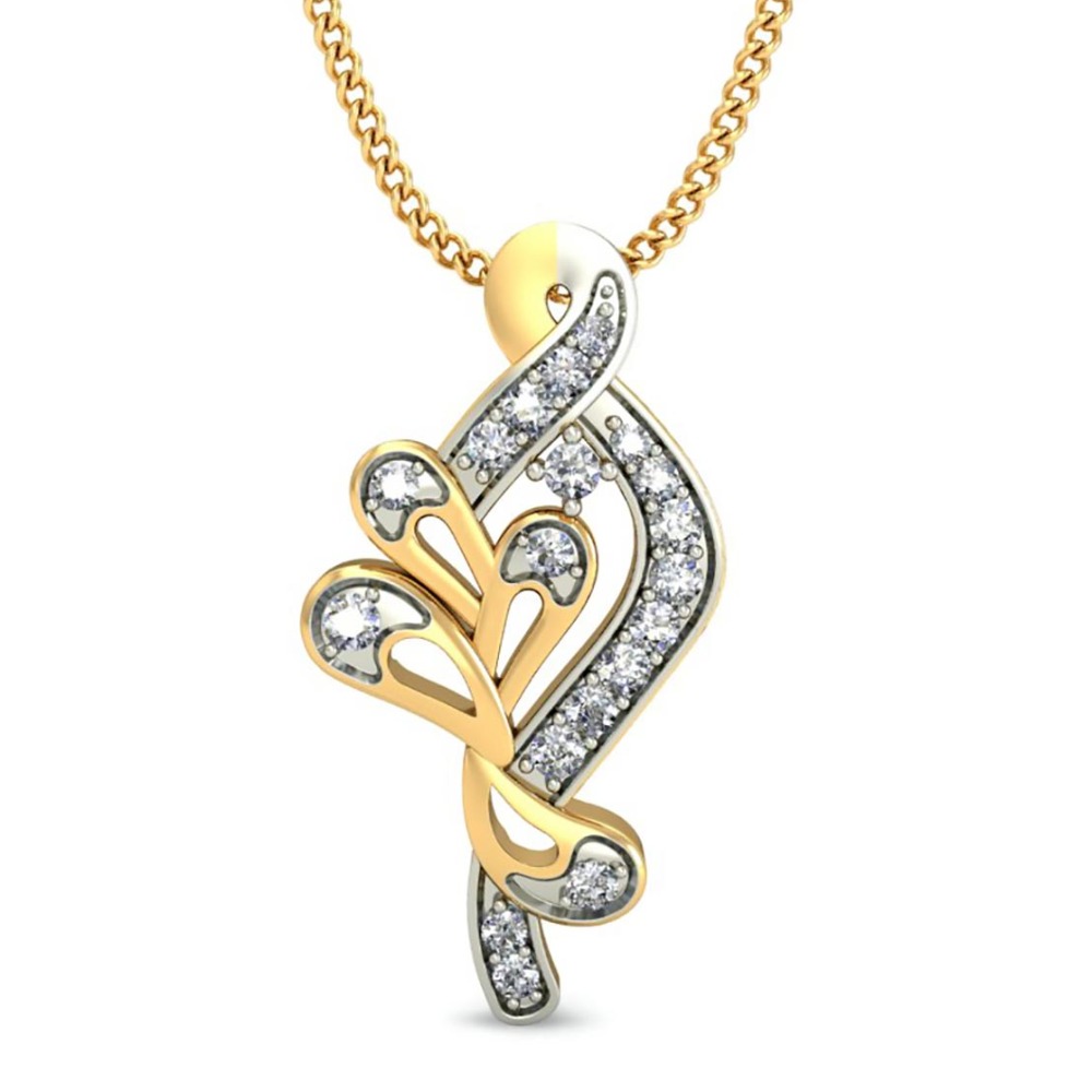 elegant diamond pendant