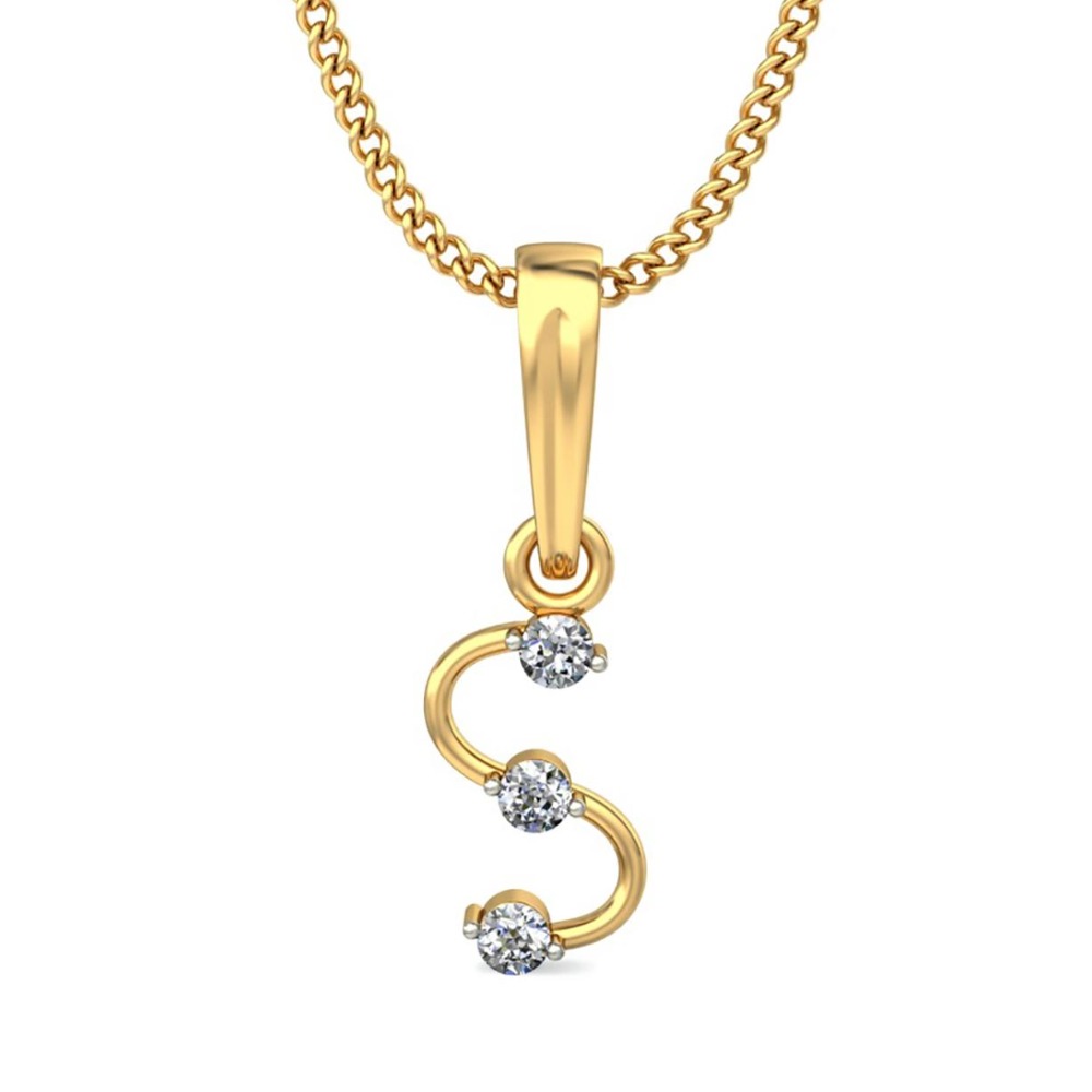 delicate curve pendant