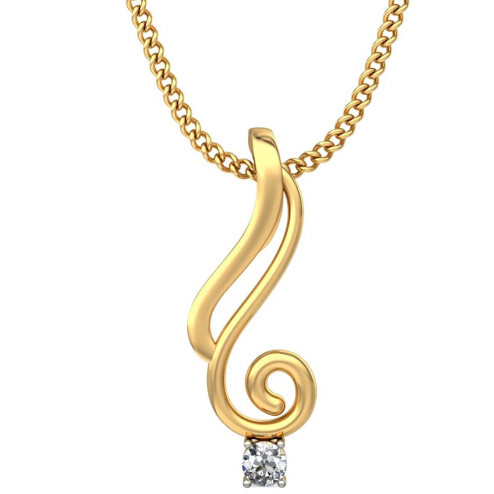 delicate waves pendant