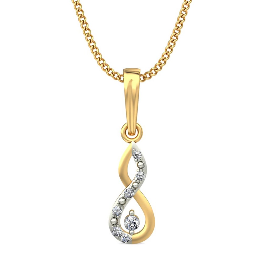 delicate waves pendant