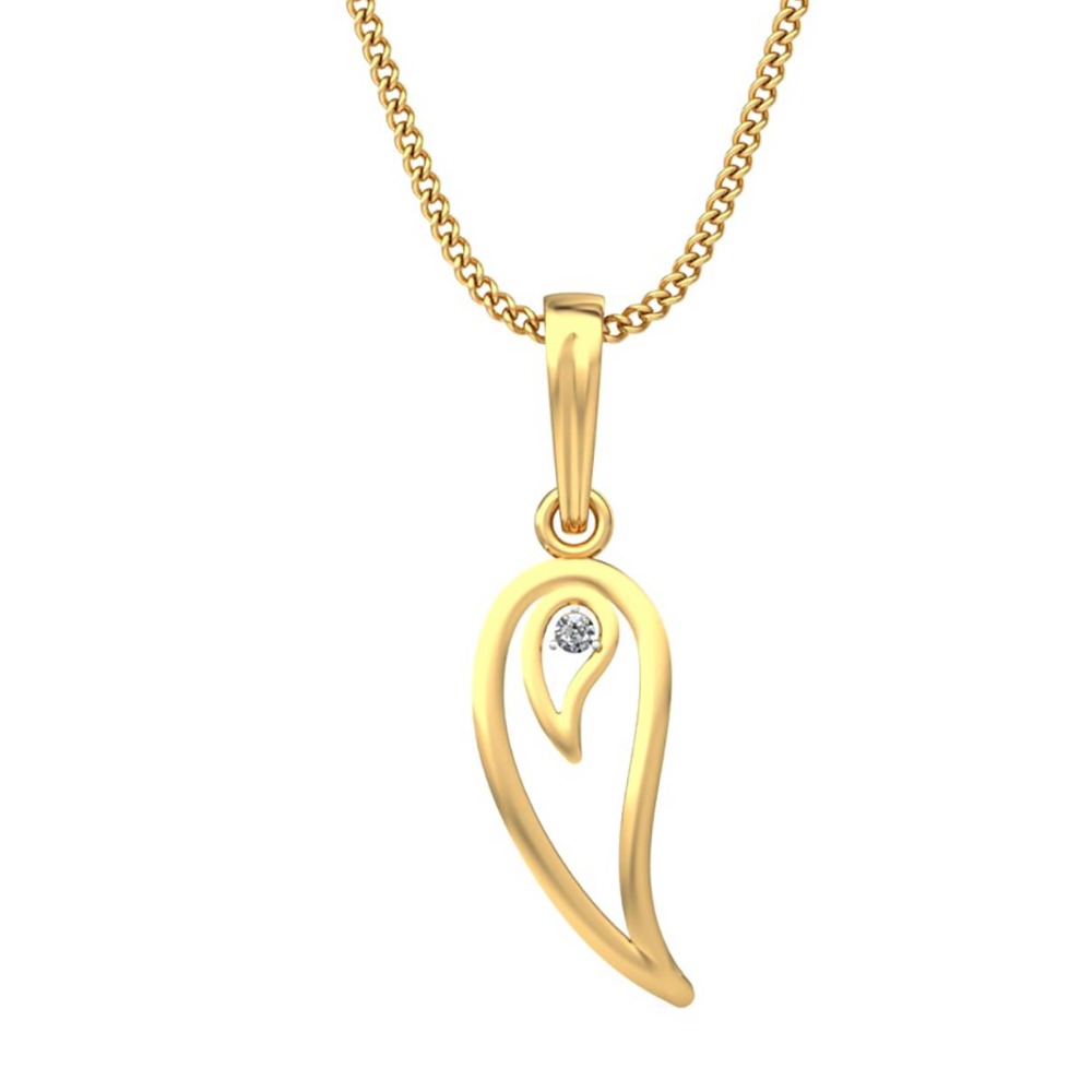twin leaves pendant