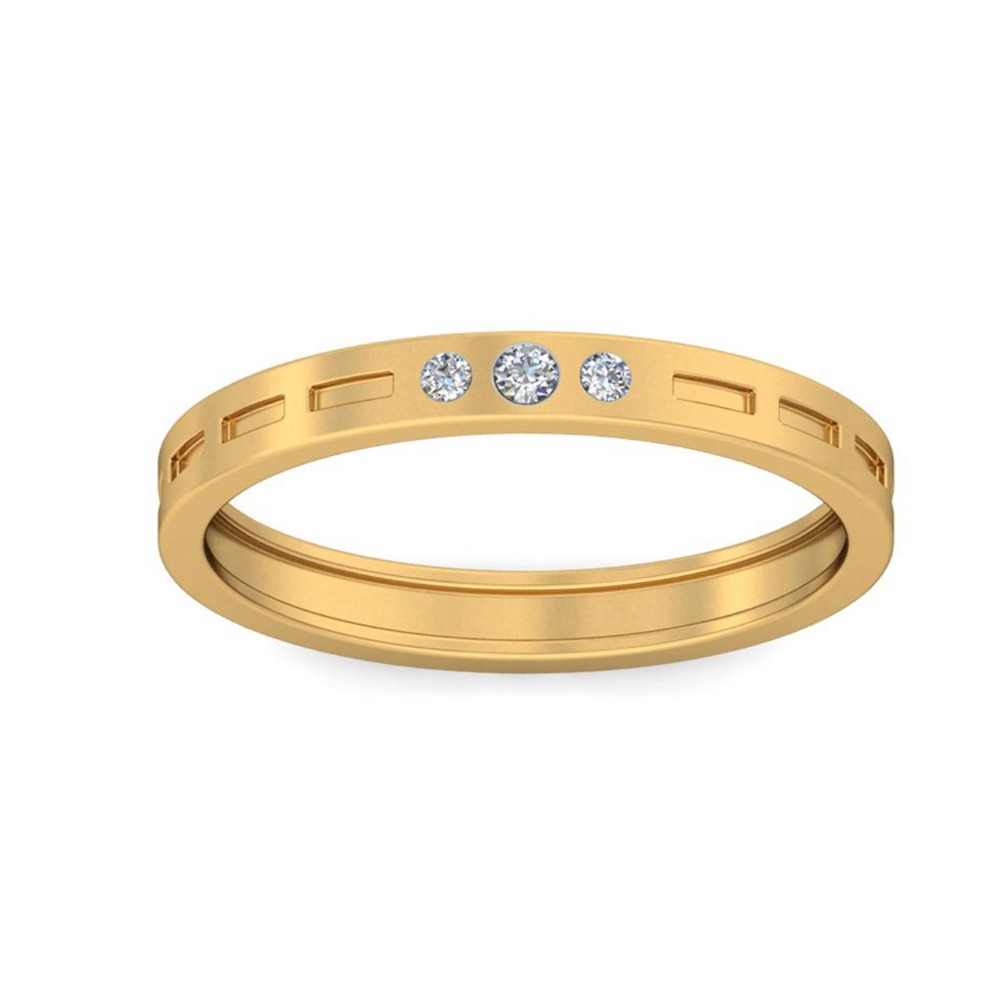 simple delicate gents ring