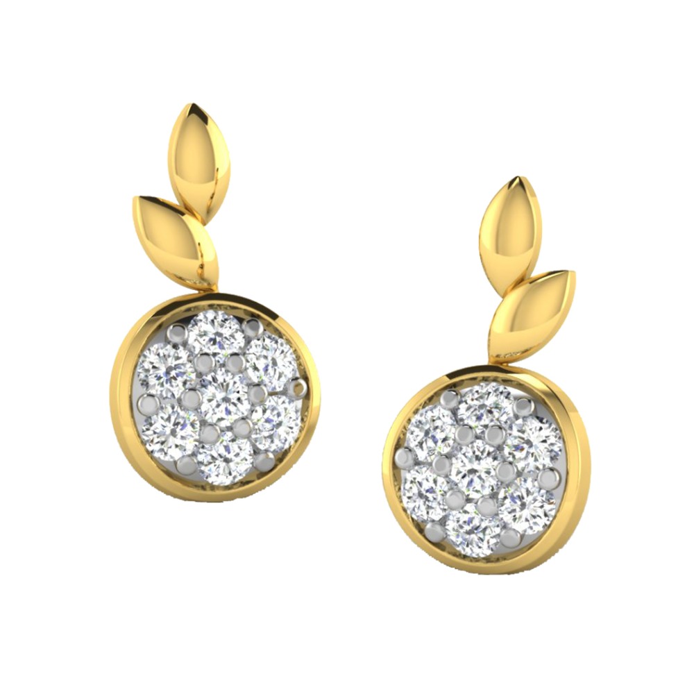 round shape earrings