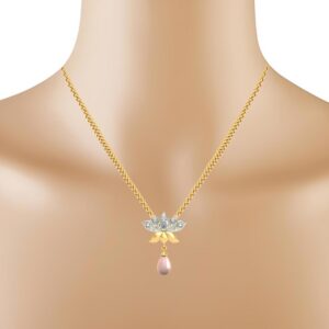 lotus pearl pendant
