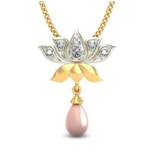 lotus pearl pendant
