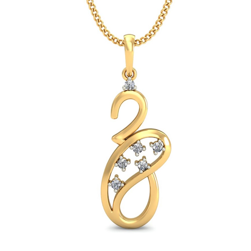fancy diamond pendent