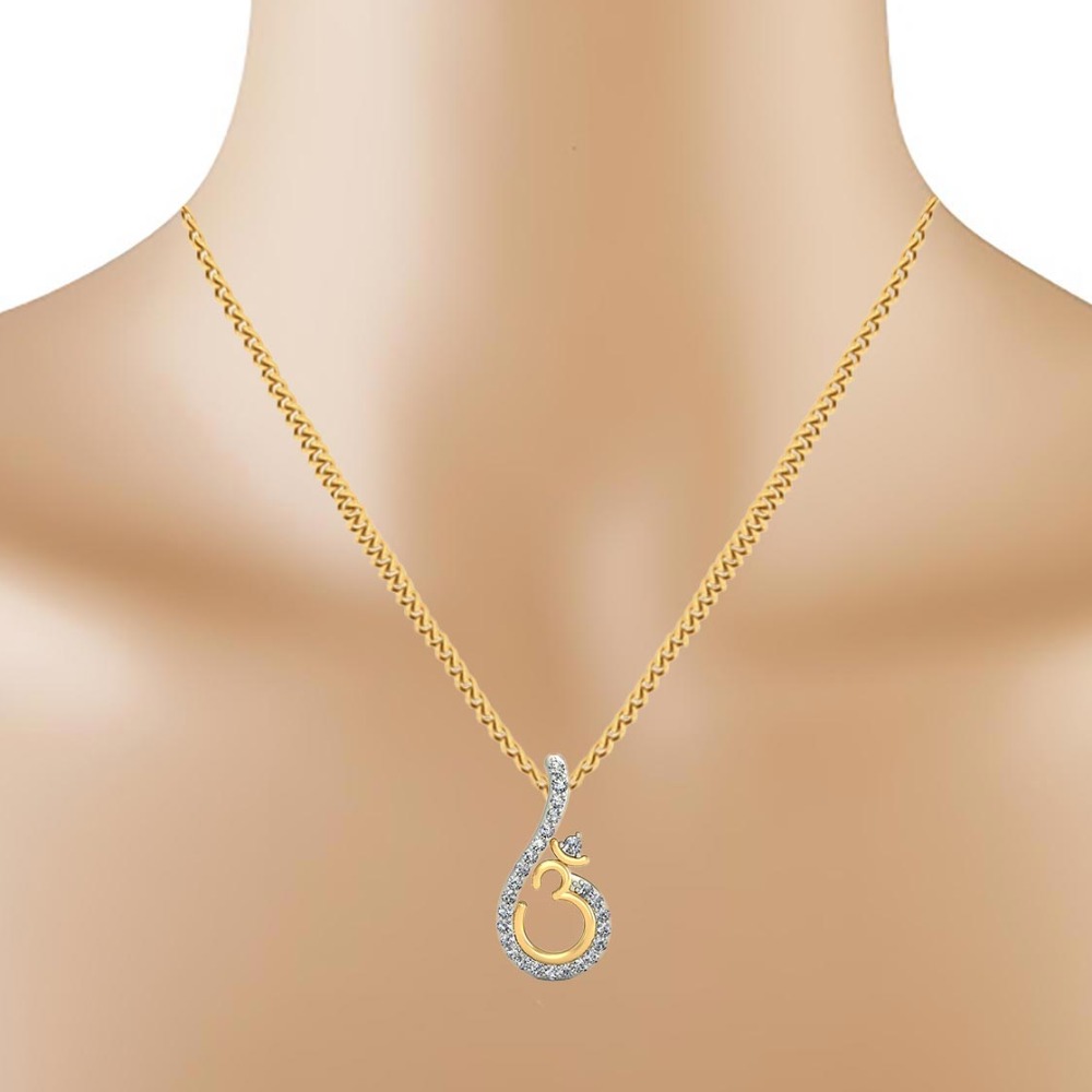 Delicate diamond pendant - Image 2
