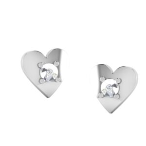 heart shape studs