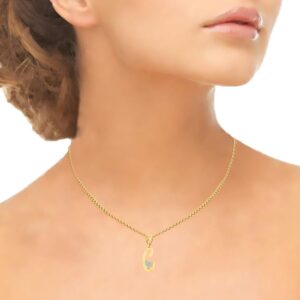 initial diamond pendant