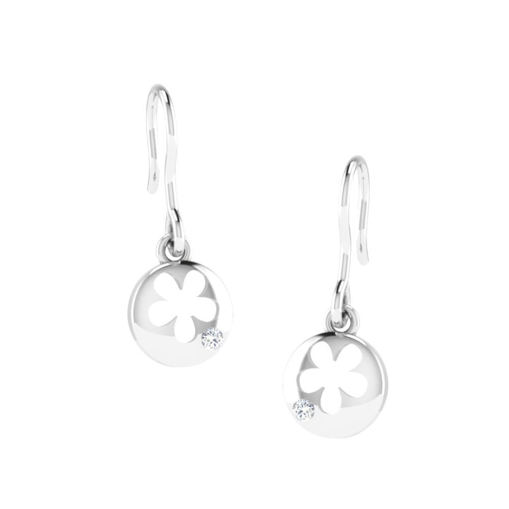 flower cutout earring