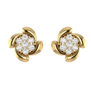 diamond gold studs
