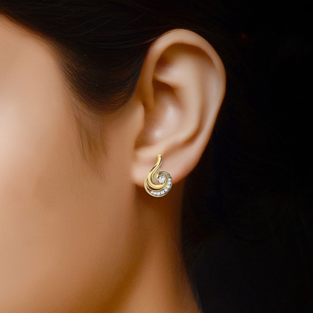 diamond s shaoe earring - Image 2
