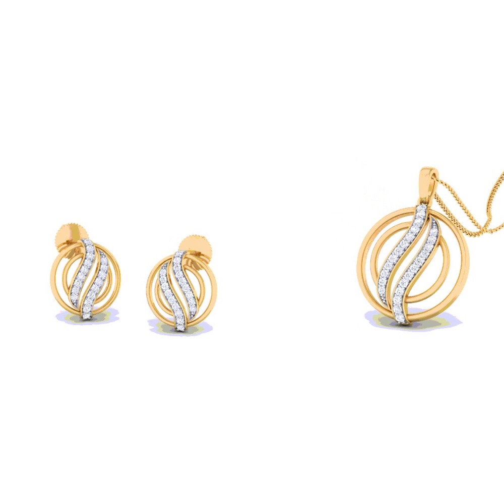 fancy curves pendant