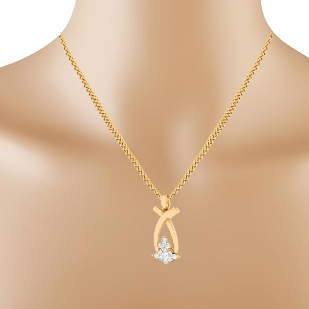 fancy diamond pendant - Image 2