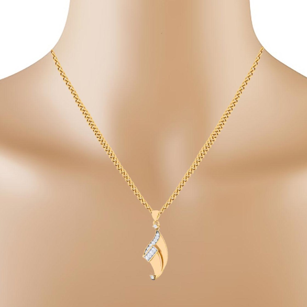 diamond pendant set - Image 2