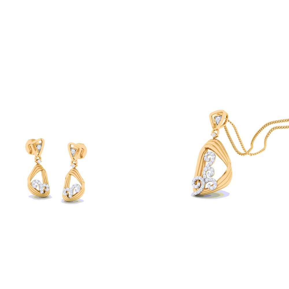 fancy curves pendant