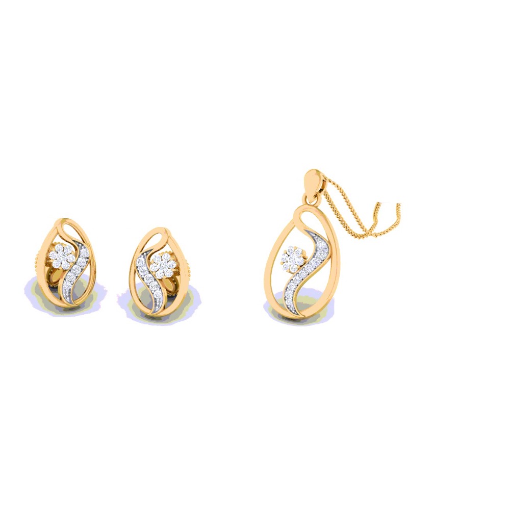 fancy curves pendant