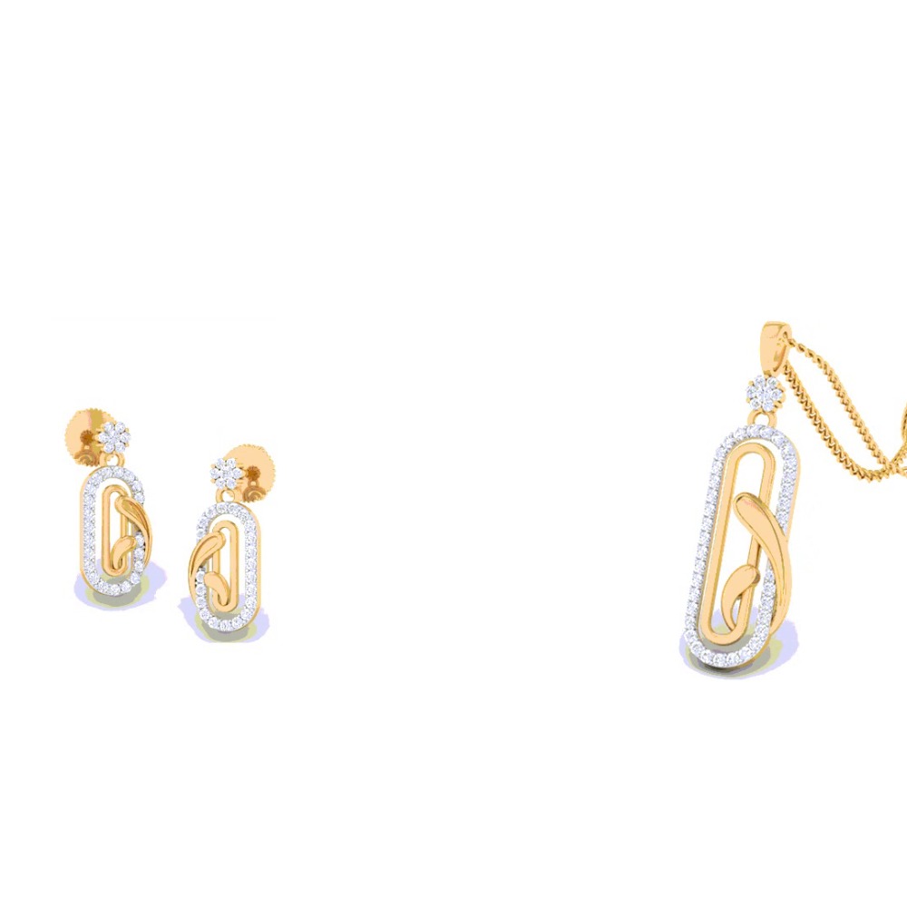 fancy curves pendant