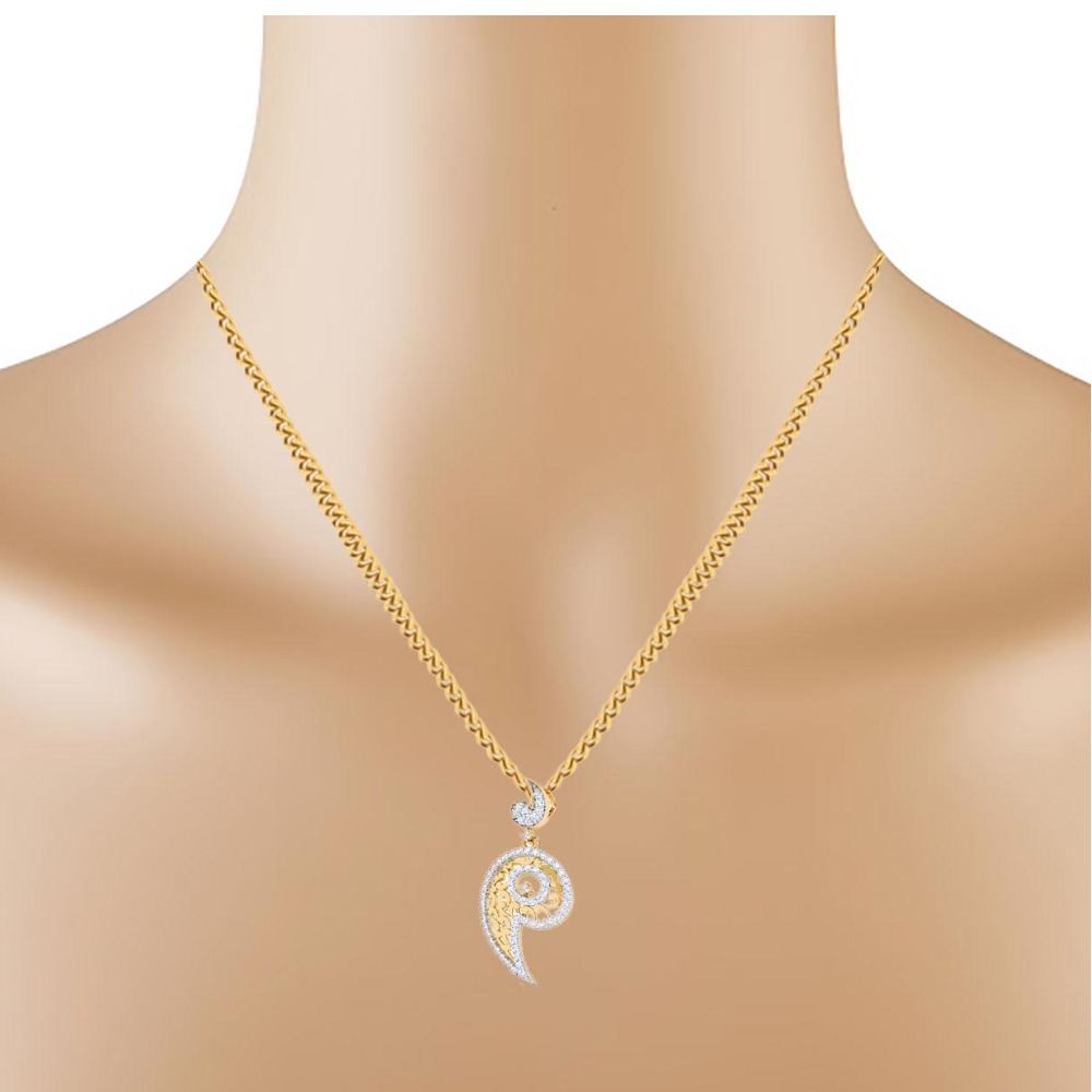 diamond pendant set - Image 2
