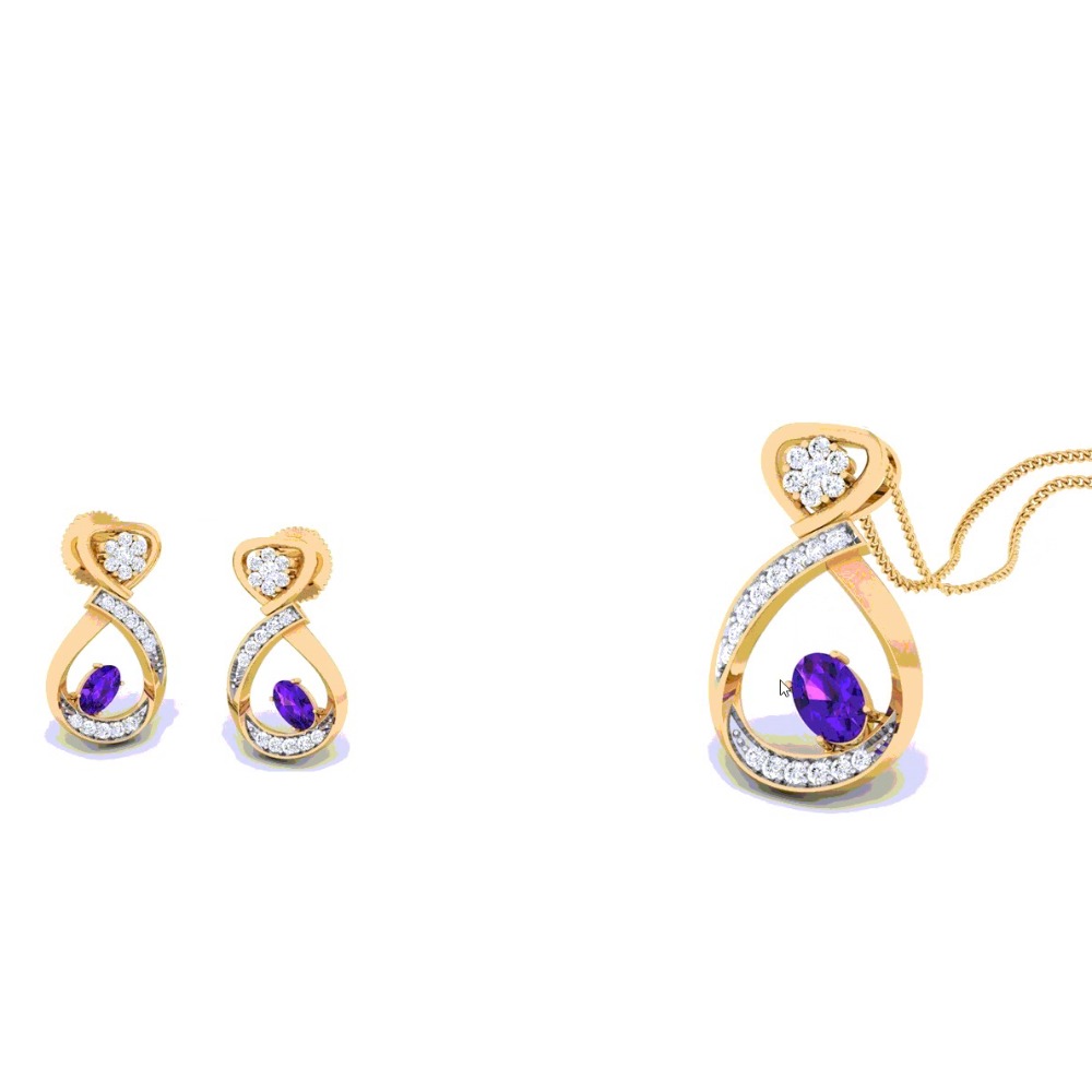 color stone pendant