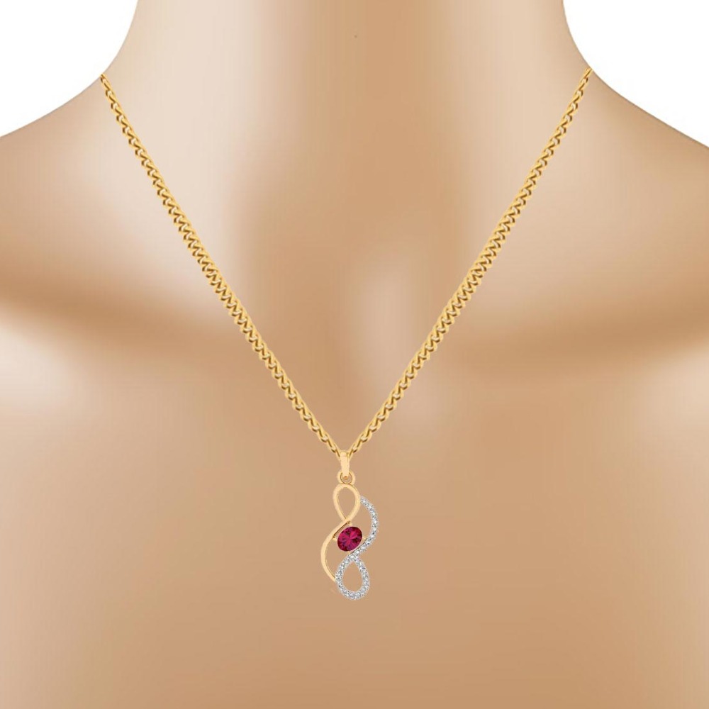 color stone Pendant Set - Image 2