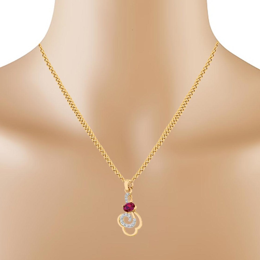 color stone Pendant Set - Image 2