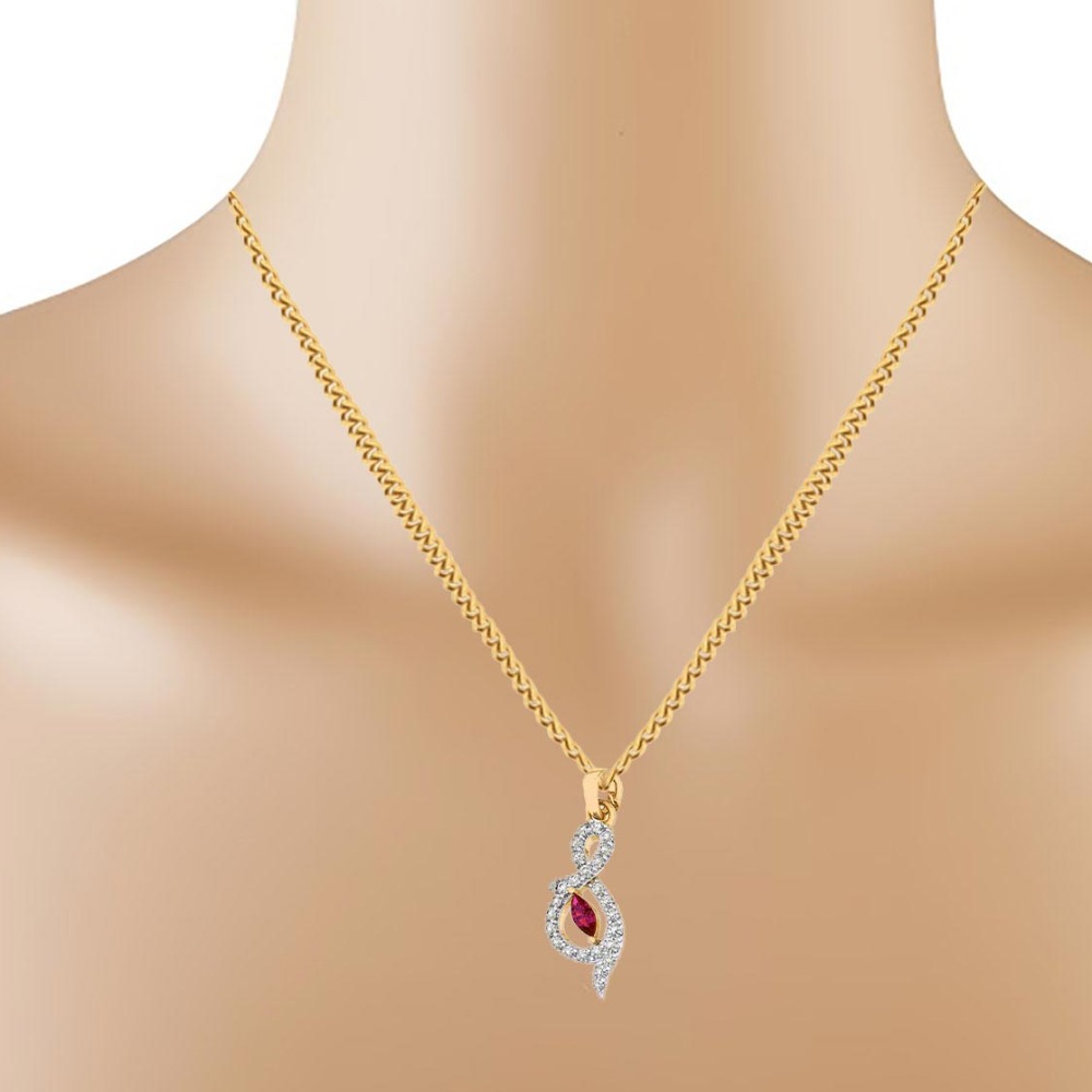 color stone Pendant Set - Image 2