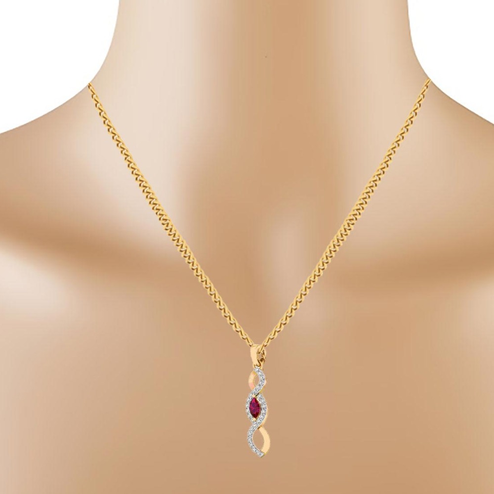 color stone pendant - Image 2