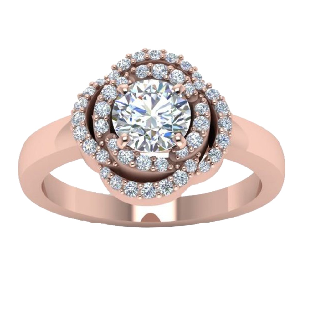 14KT ROSE GOLD RING