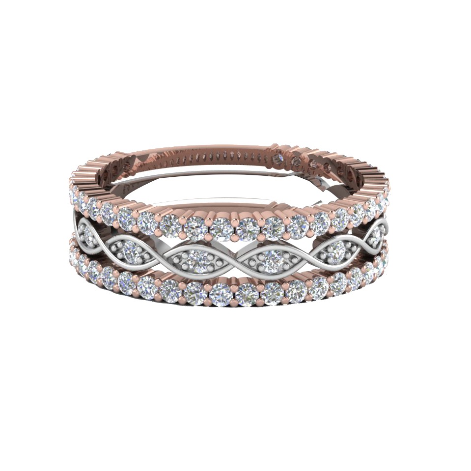 14KT ZIGZAG PATTERN RING
