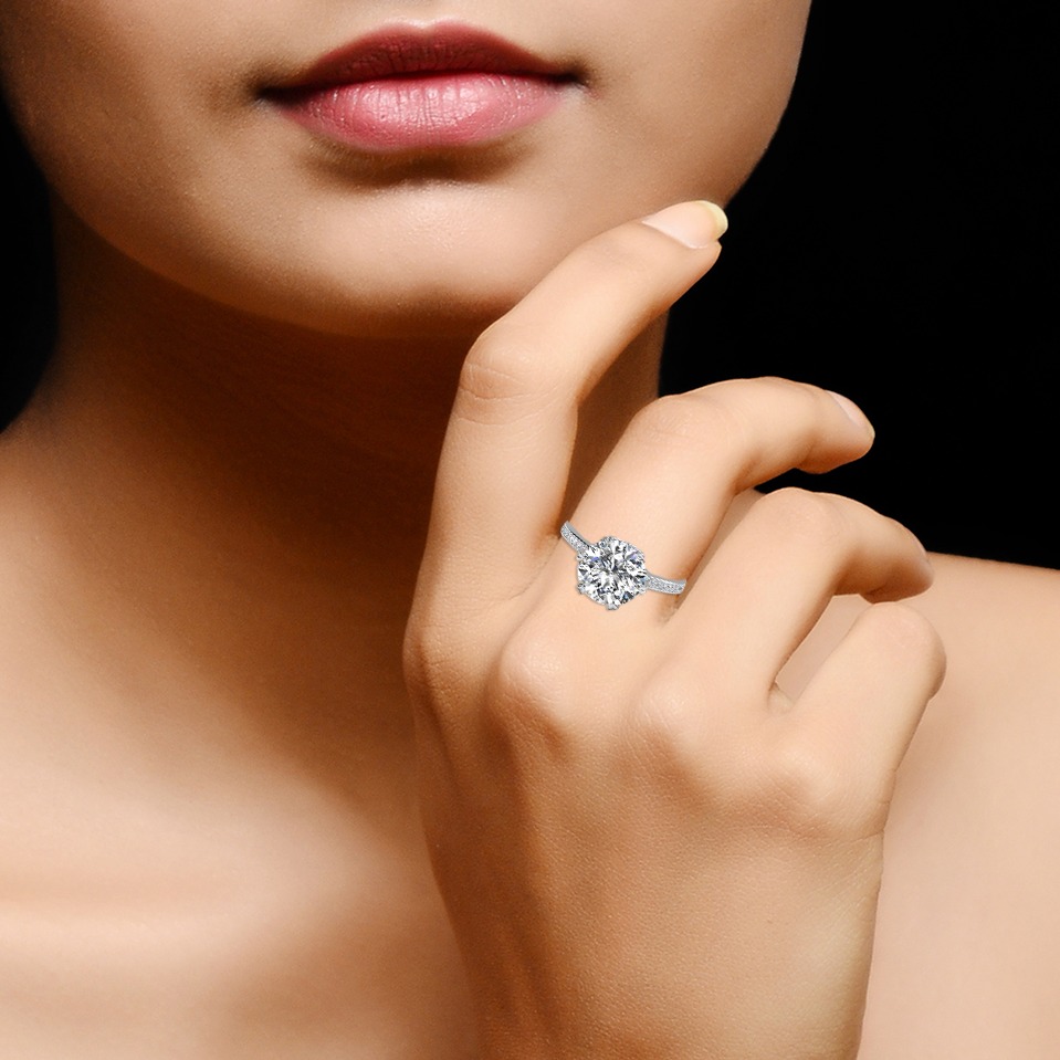 14kt flower shape ring - Image 2
