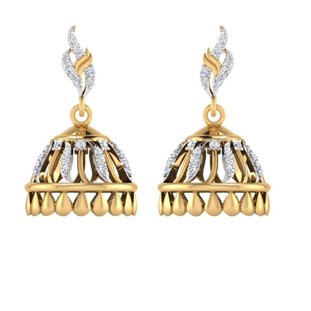 jali  work jhumki