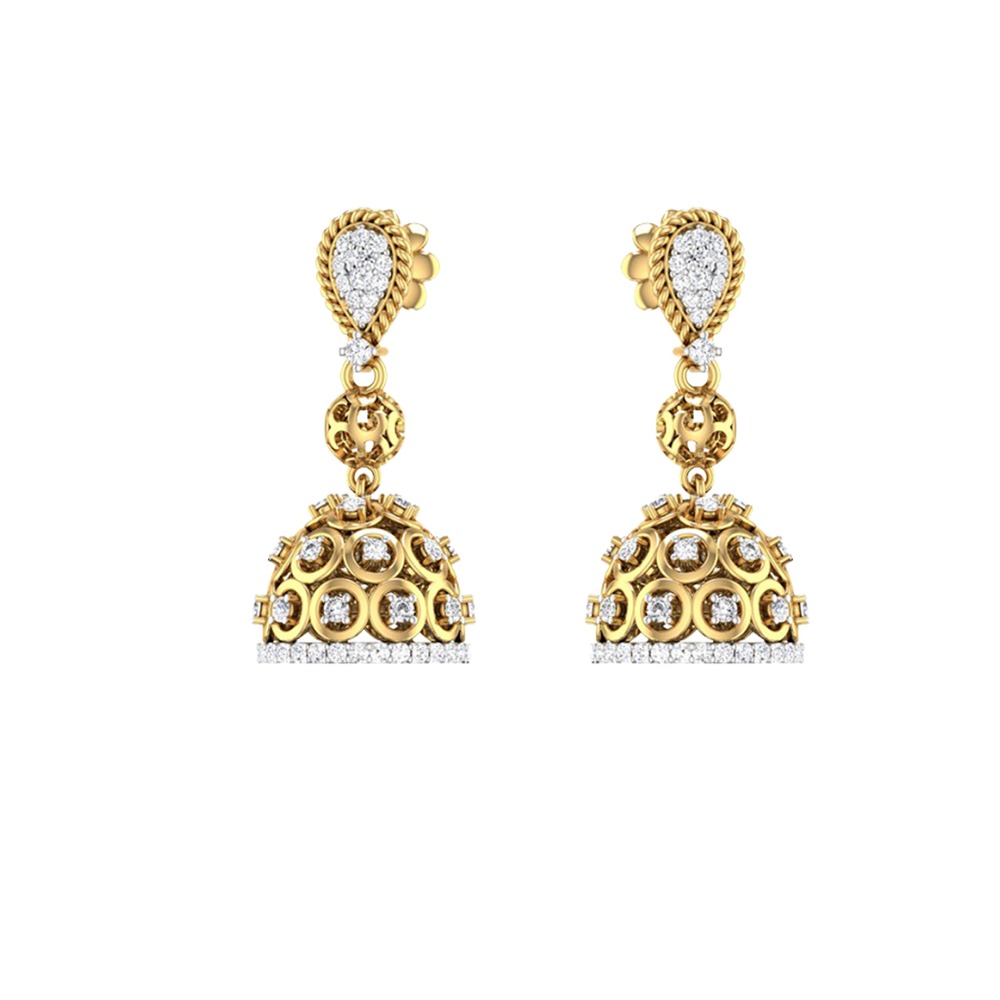 gold jhumki