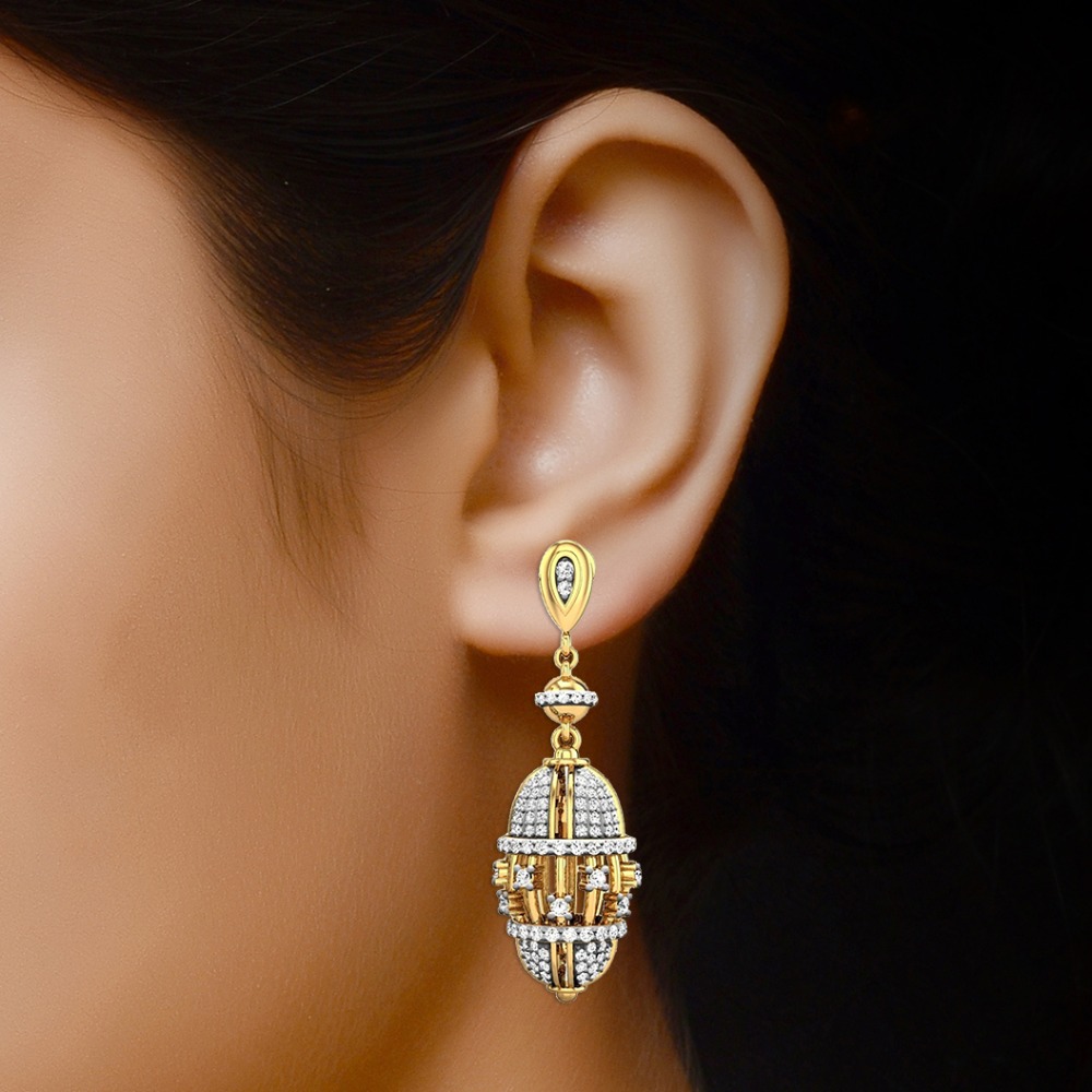 traditional gold jhumki - Image 2