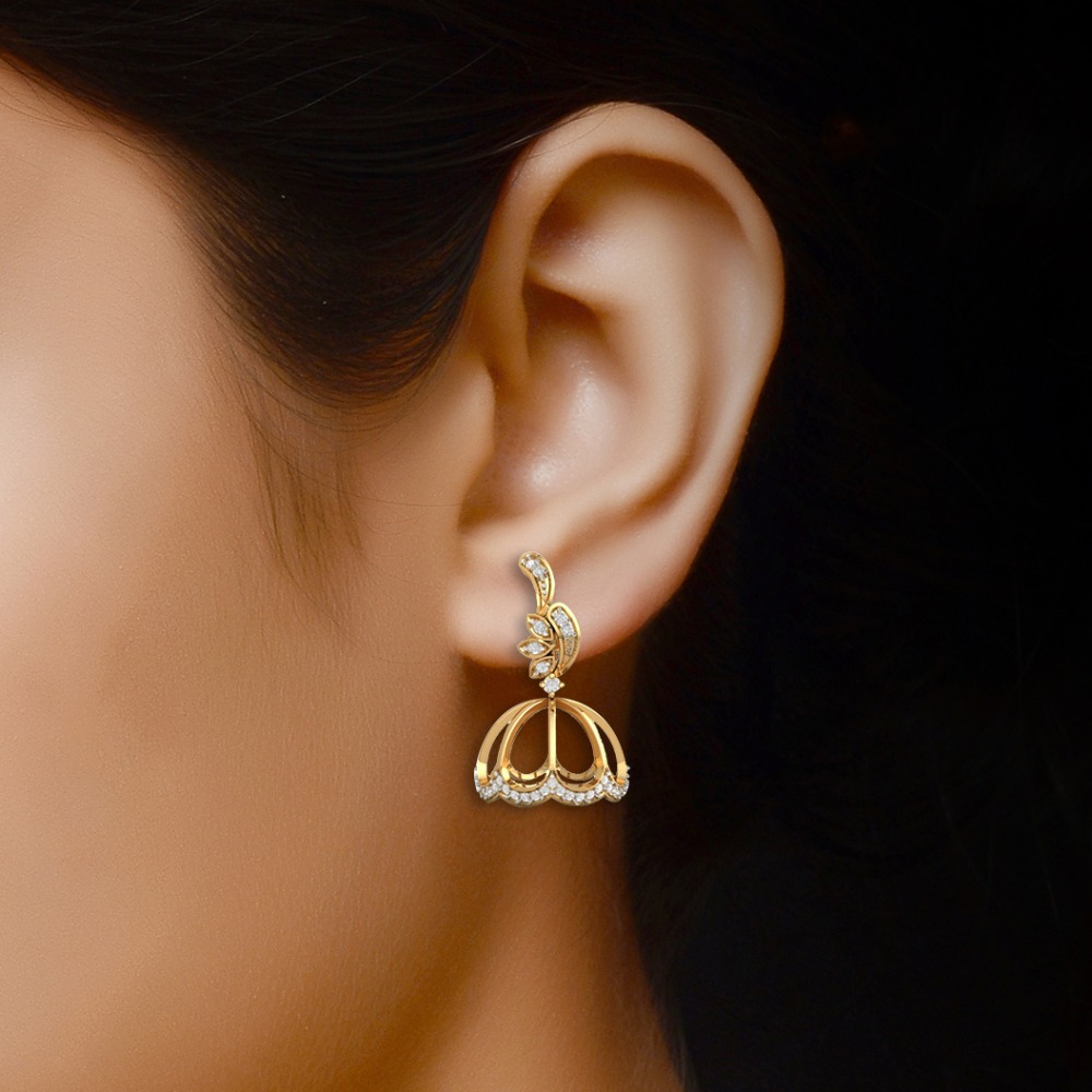 hollow jhumki - Image 2