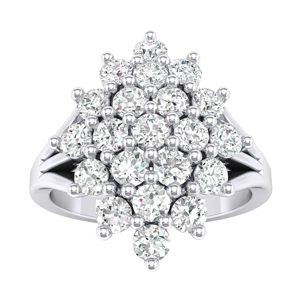 14KT HEAVY DIAMOND RINGS