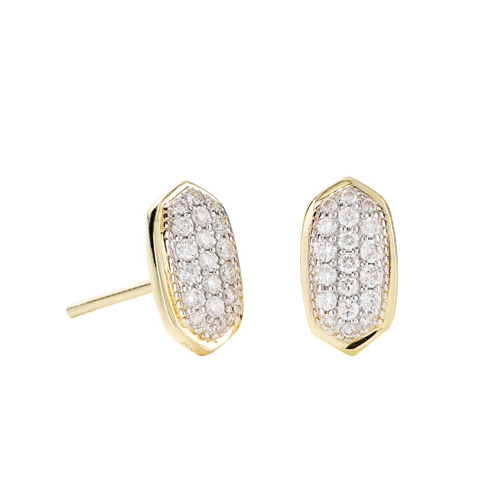 diamond pave setting studs