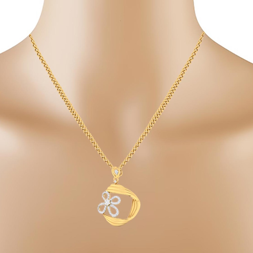fancy curves and flower pendant - Image 2