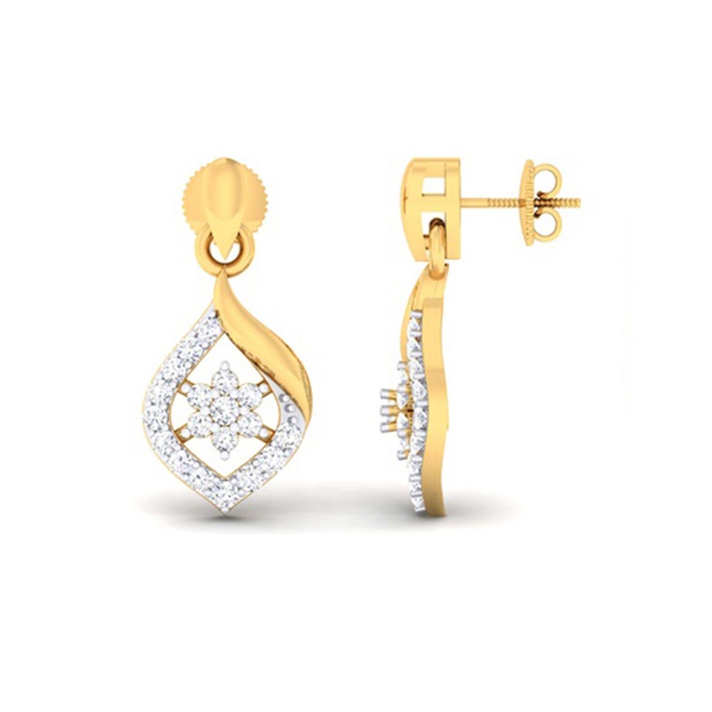 small diamond earring