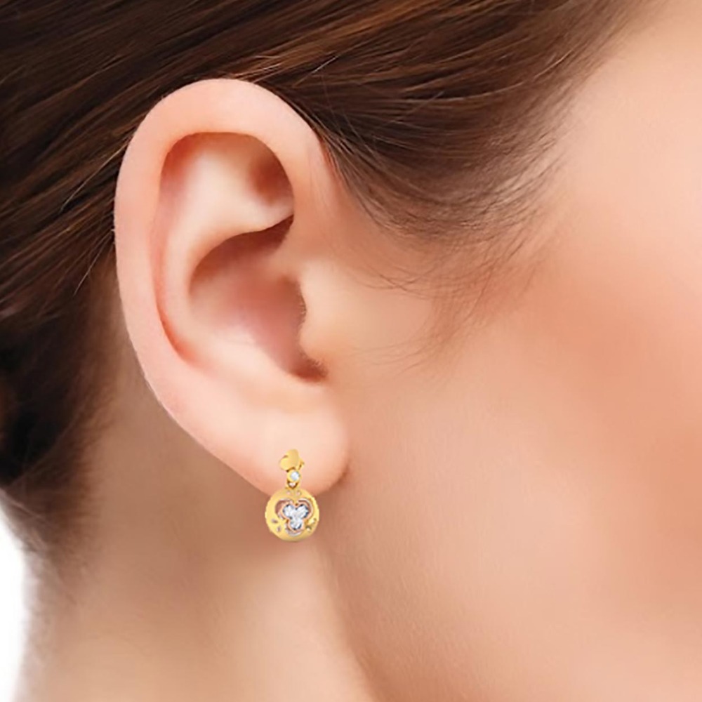 flower loop earring - Image 2