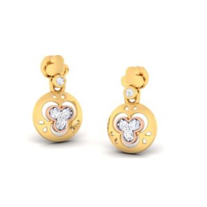 flower loop earring