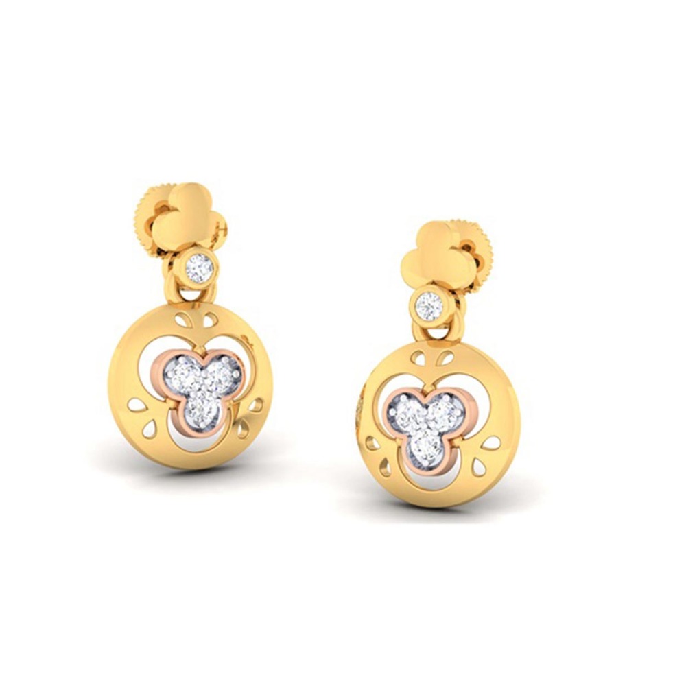 flower loop earring