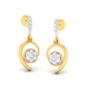 clustor loop earring