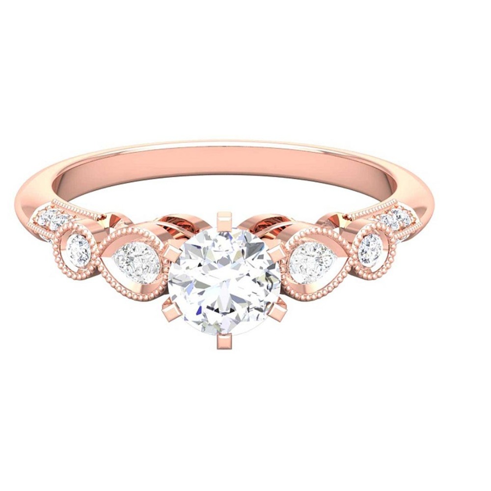 14KT ROSE GOLD DESIGNER RING