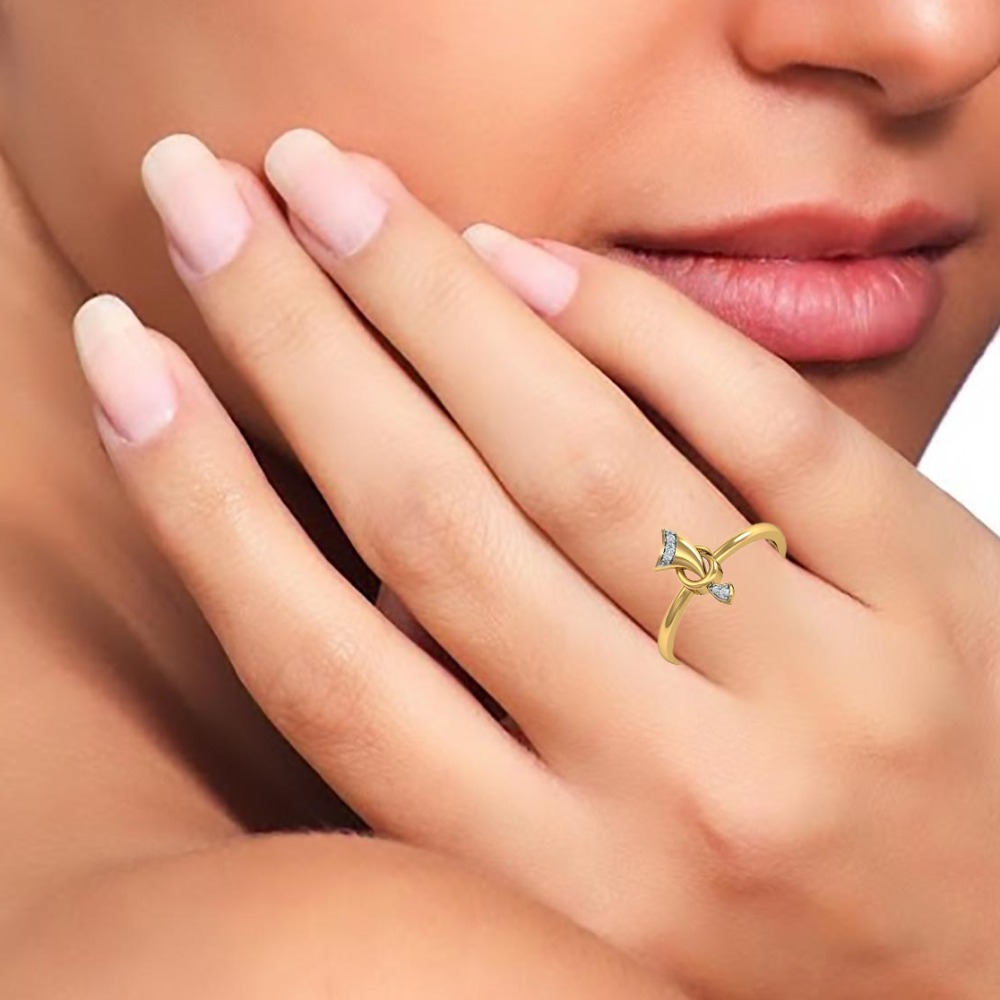 14kt diamond designer ring - Image 2