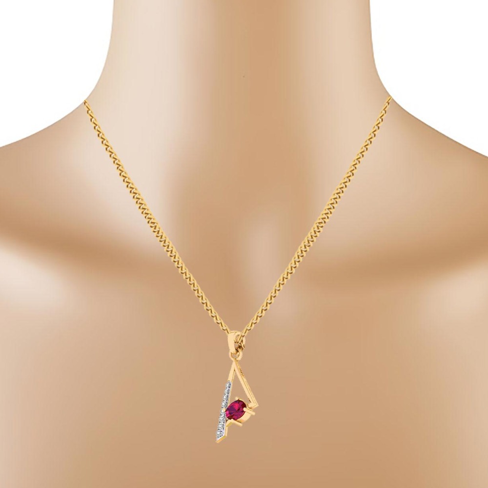 GOLD STONE PENDENT - Image 2